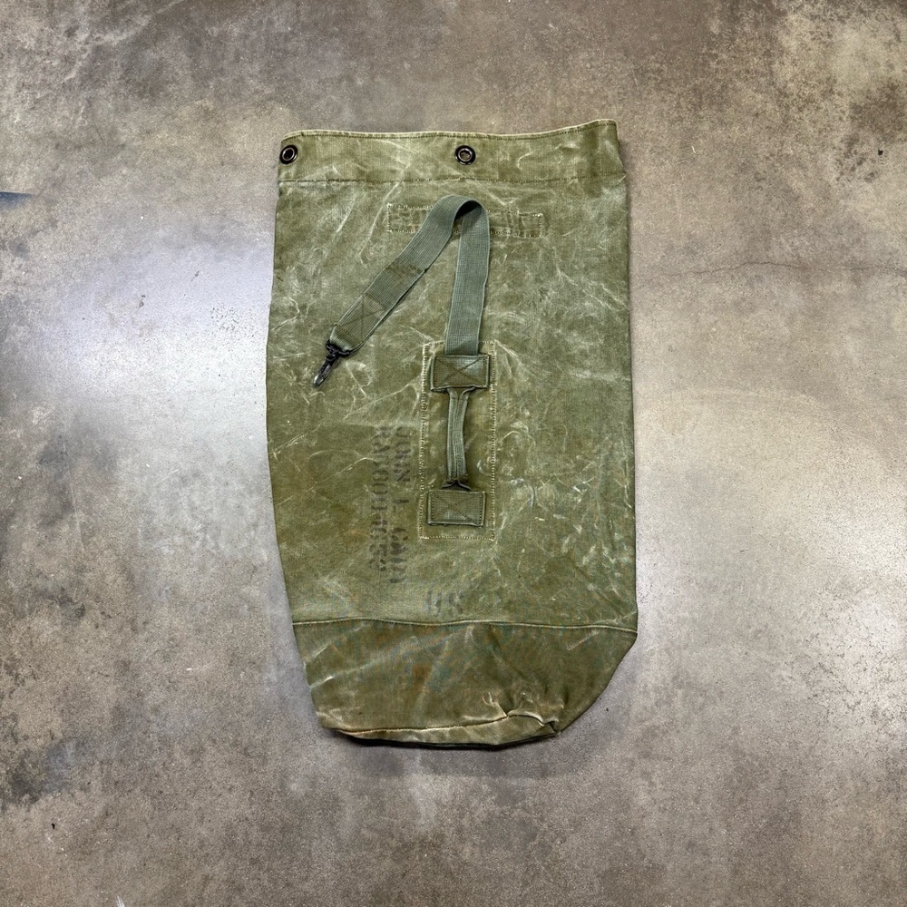 Vintage Vietnam War US Army Canvas Duffel Laundry Bag